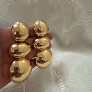 Gold Statement Earrings